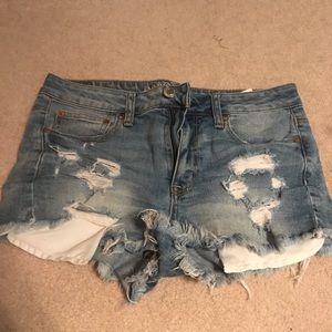 High Waisted Jean Shorts
